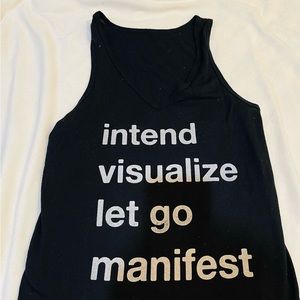 Yoga Inspirational v neck tank top